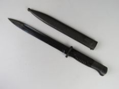 A WWII German K98 bayonet, blade marked J.Sch (maker's used their full names between 37 and 40/41).