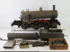 A quantity of model live steam engine components including 5