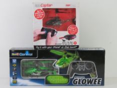 A remote controlled helicopter 'Glowee' by Revell, as new in box.