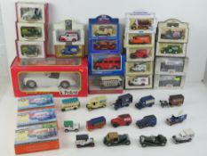 A quantity of scale model vehicles, mostly Days Gone By and Models of Yesteryear.