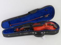 The Stentor Student II violin in case with bow (bow a/f).