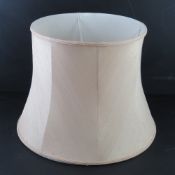 A large silk lamp shade 51.5cm dia.