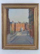 Oil on canvas; a study of The Head Masters House, Harrow School,