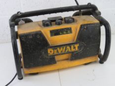 A Dewalt radio, untested.