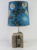 A piece of Norwich Cathedral - being a dressed stone section removed during the late 20th century