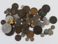 A George III 1797 cartwheel twopence, Victoria 1894 silver crown,