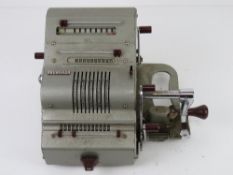 A mechanical calculator c1950s, Olympia Werke AG, Wilhelmshaven - Brunsviga 20.