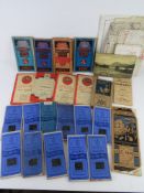 Of Cartographic Interest; a quantity of assorted vintage ordinance survey maps,