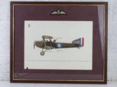 A signed RAF museum print of an Armstron