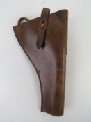 A 1915 Webley Mk6 leather holster with c