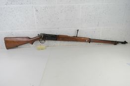 A deactivated Krag 8mm Rifle dated 1917.