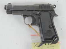 A deactivated Beretta Model 34 7.65mm Pi