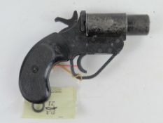 A deactivated Molins MKI Flare Gun, with