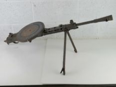 A relic DP28 light machine gun.