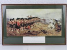 The Thin Red Line, a framed print from a