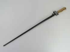A French model 1886 Lebel Bayonet with s