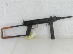 A deactivated Madsen M50 Sub Machine Gun