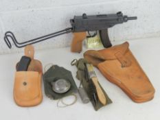 A deactivated Czech Skorpion Wz61 7.65mm