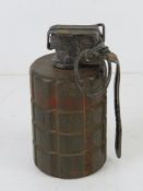 An inert Belgian RB51 Grenade with fuse,