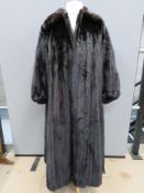 A vintage fur coat by Zwirn, approx measurements; 42