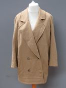 Hobbs; a 100% wool coat size 14, approx measurements; 46