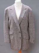 A Hicks & Sons Saville Row men's jacket approx measurements; 46