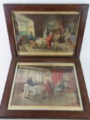 A matched pair of coloured prints published by The Artistic Publishing Company Ltd 6 Baker Street