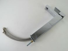 A large chromed brass mixer tap, as new.