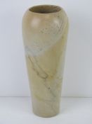 A Soapstone vase standing 27cm high