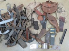 A quantity of assorted militaria inc, ho