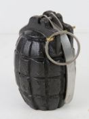 An inert British No.5 Mills grenade, wit