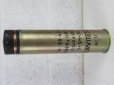 An inert CN-90-62F1 shell, with original