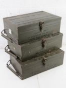 Three Bren 7.62 magazine boxes.