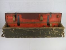 A WWII Vickers transit box (desert paint