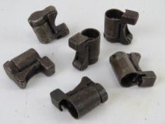 Six WWII German K98 dust covers.