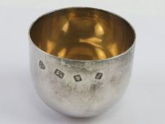 A HM silver bowl bearing makers mark for Albert Henry Thompson, 18 York Street, Sheffield,
