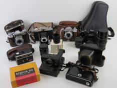 A Zenit 11 Camera, USSR manufacture with 4/200 Pentacon lens and M42 X1 extension tube with