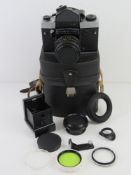 A Kneb 60 camera with accessories in case. Serial no 9011201.