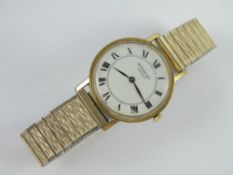 A Raymond Weil stainless steel back wristwatch on expanding strap.