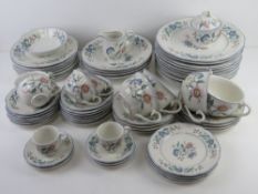 Villeroy and Boch; A Delia pattern part tea and dinner service, large number of items inc cups,