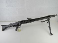 A deactivated Yugoslavian MG53 7.92mm General Purpose Machine Gun.