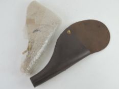 Two Webley Mk6 leather holsters.