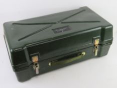 A British L1A3 Weapon Intensified scope transit case with inserts.