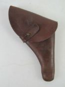 A Mosin Nagant Revolver leather holster.