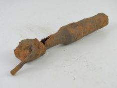 A battlefield relic K98 Grenade Launcher (Schiessbecher).