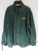 Jaguar Racing; A men's green jacket by S Oliver, size XL.