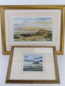 Two signed limited edition prints from original by Arthur Reed being headland landscapes,