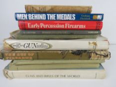 A quantity of military interest books inc 'In the Gun Room' by Major Sir General Burrard,