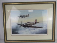 Signed limited edition Military Aviation print from an original by David Stribbling,