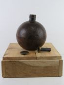 An inert WWI British 2-Inch Trench Toffe